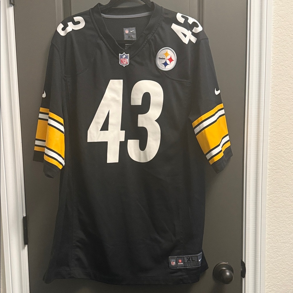 NFL Black Jersey with Gray Label